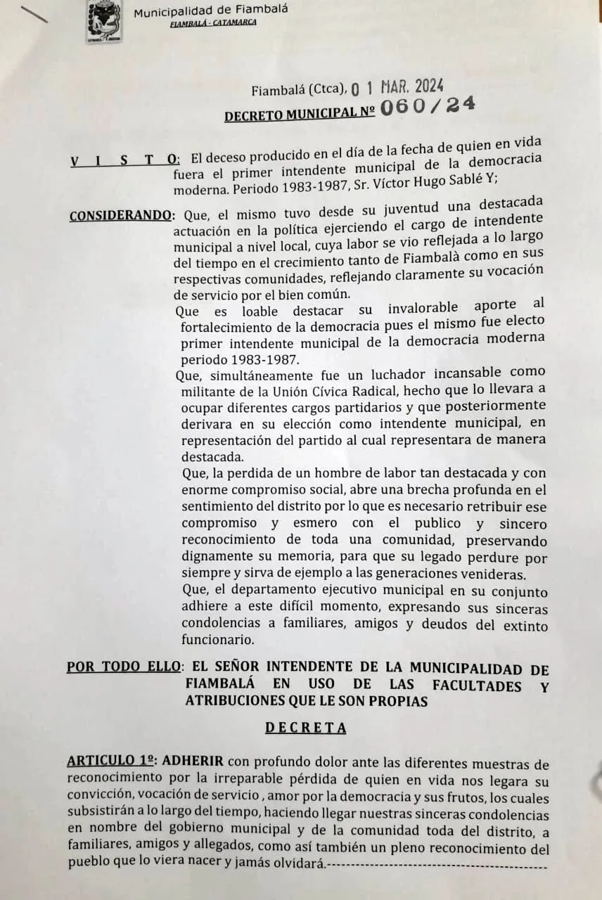 Fallecimiento de Victor Hugo Sable - 04