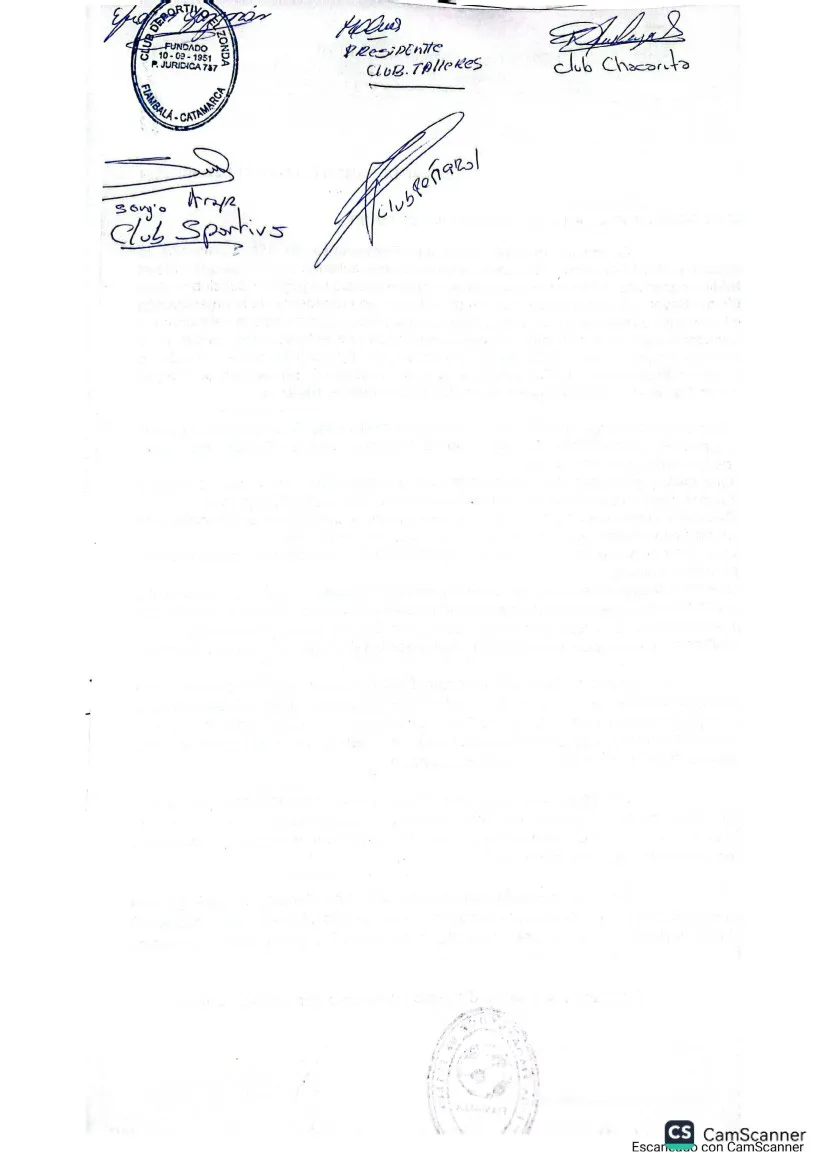 COMUNICADO OFICIAL DE LA LIGA FIAMBALENSE DE FUTBOL - 02