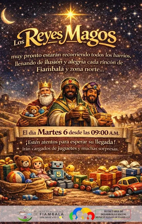 Anuncio de Reyes Magos