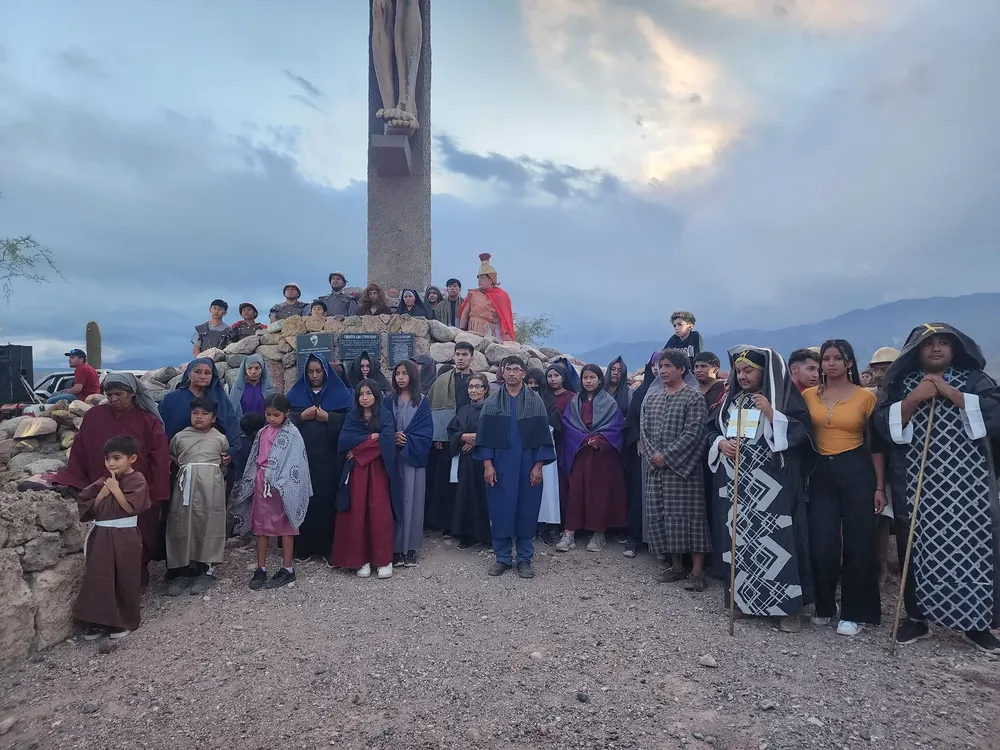 Viacrucis Viviente en Palo Blanco y Fiambala - 06