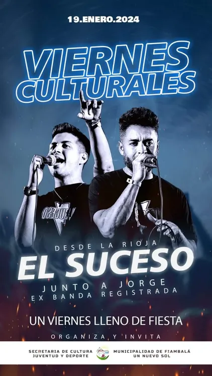 Cartelera del 2° Viernes Cultural - 01