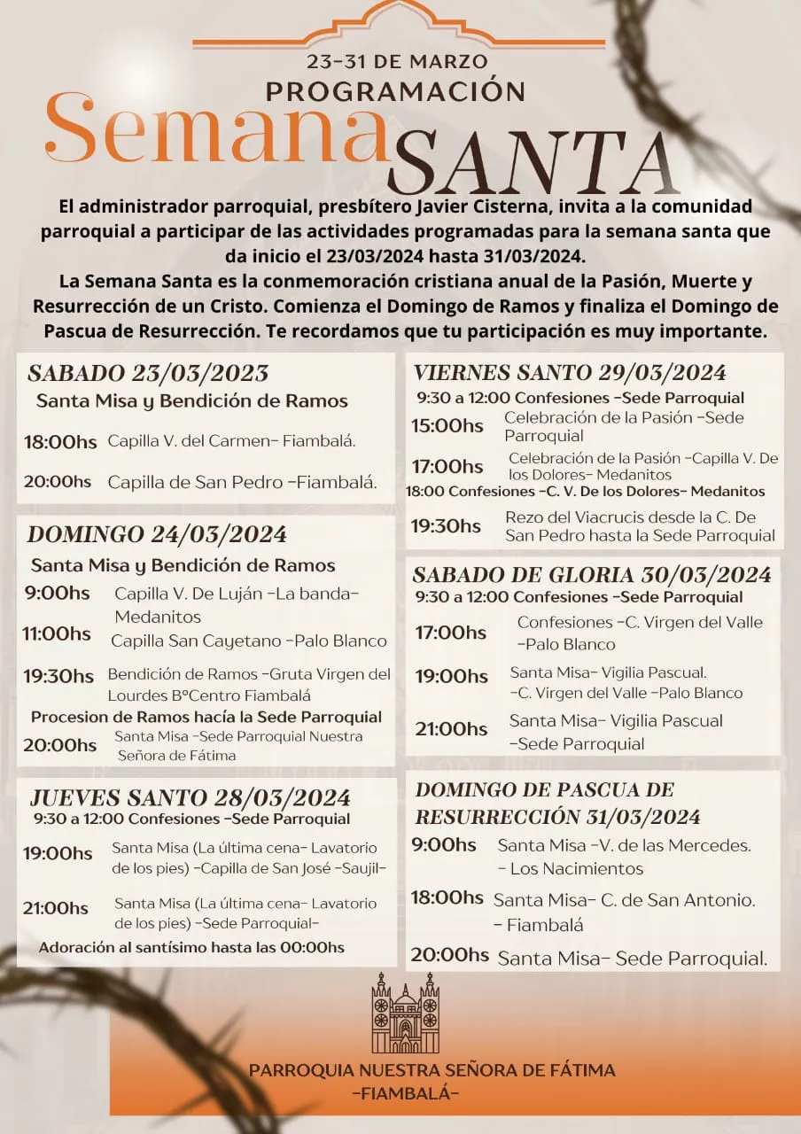 Programa de Semana Santa - 06
