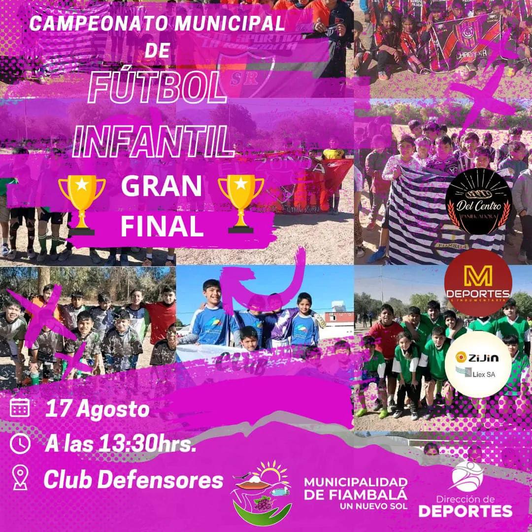 Final Campeonato Futbol Infantil