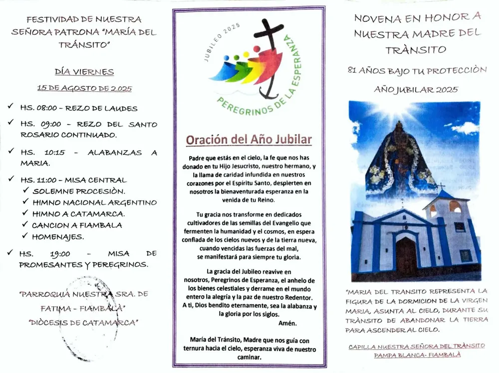 Novena Virgen del Transito - 01