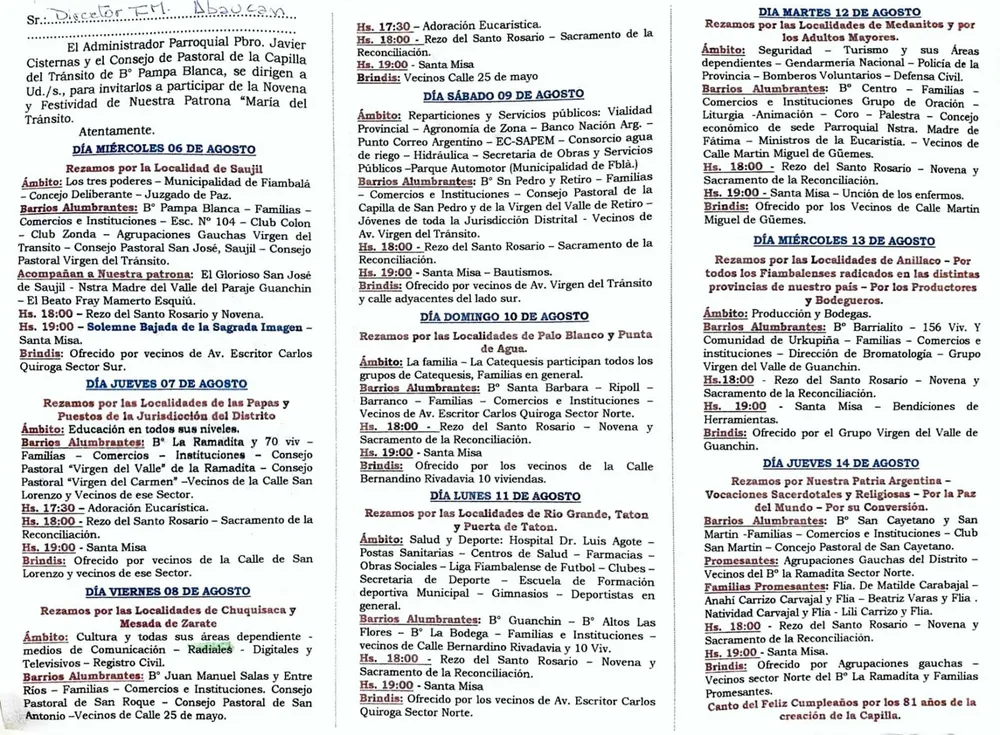 Novena Virgen del Transito - 02