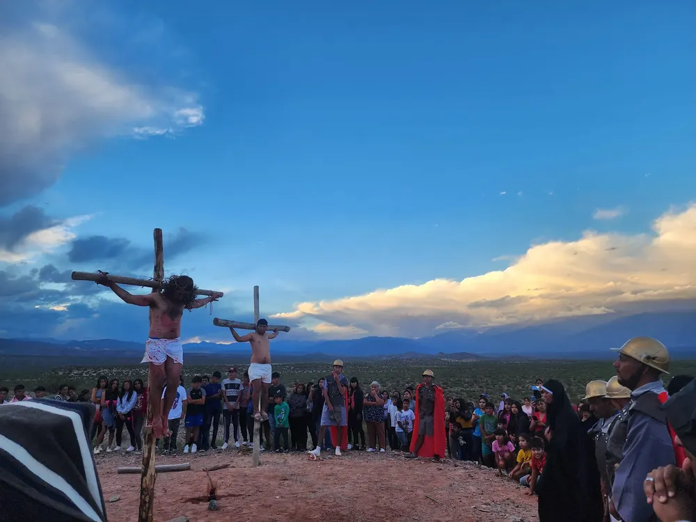 Viacrucis Viviente en Palo Blanco y Fiambala - 03