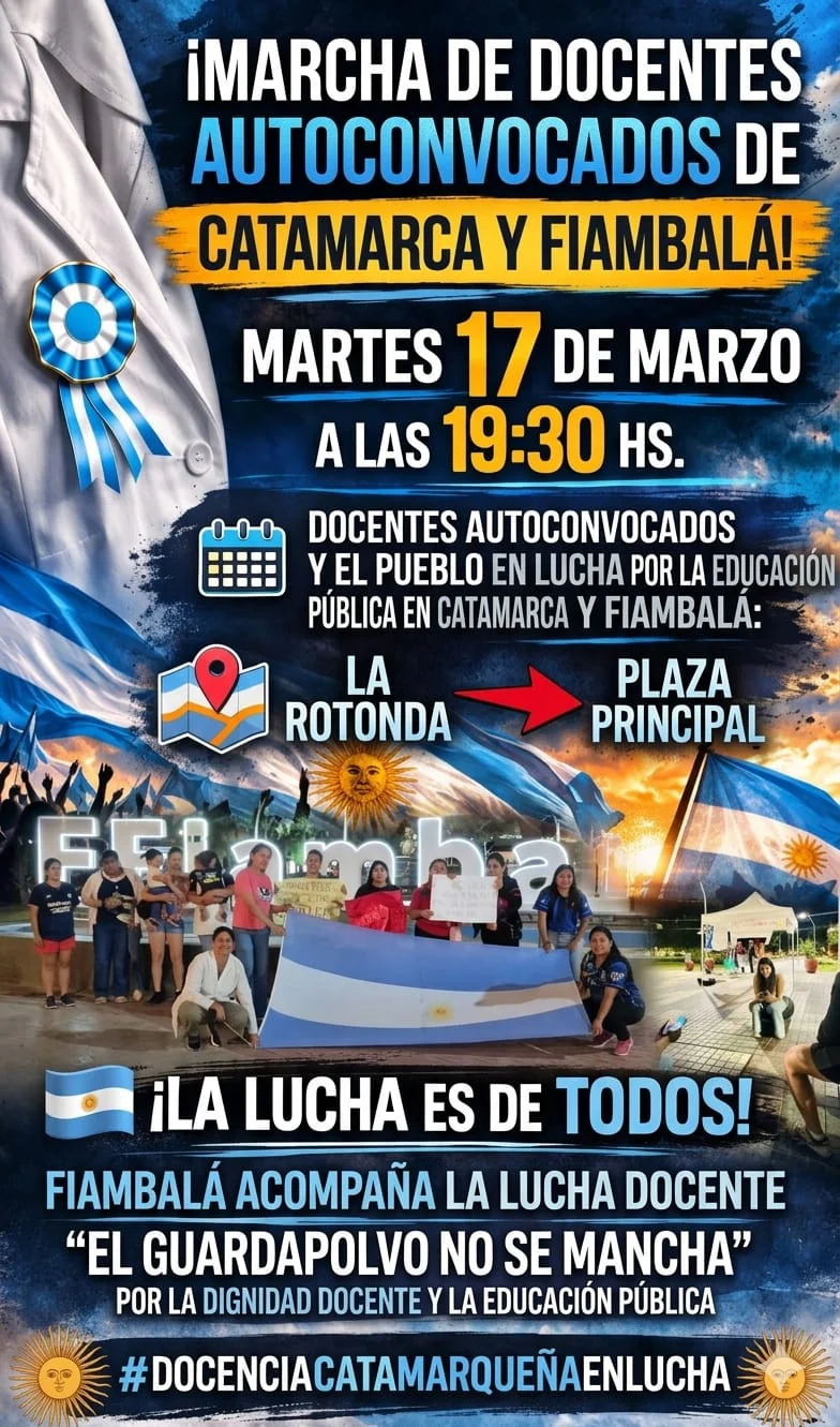 Marcha Docente Fiambala - 04