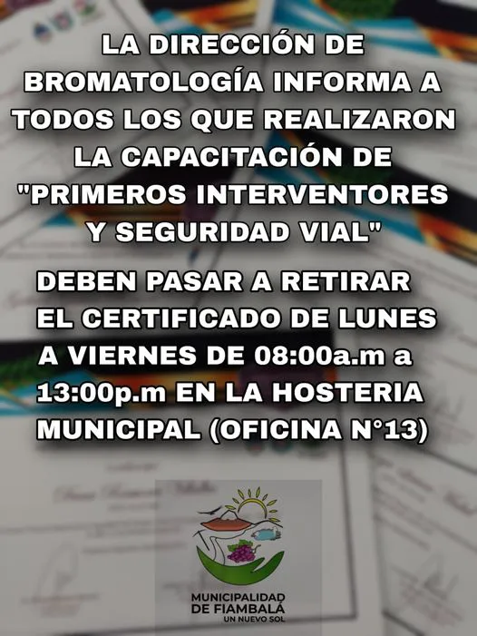 Comunicado Bromatologia