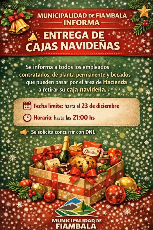 Entrega de Cajas Navideñas