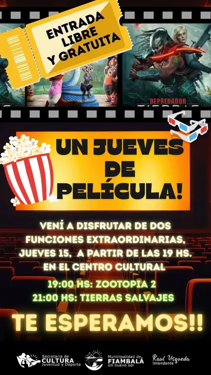 Tarde Noche de Cine en Fiambala - 01