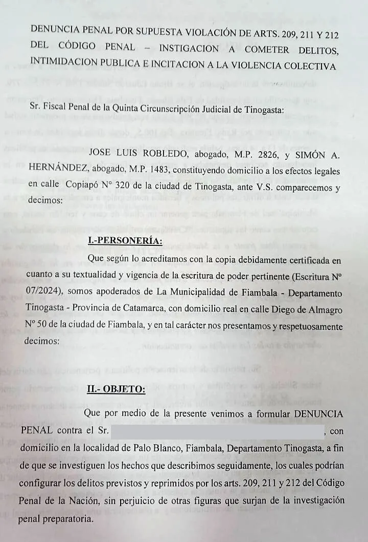 Denuncia Penal - 01