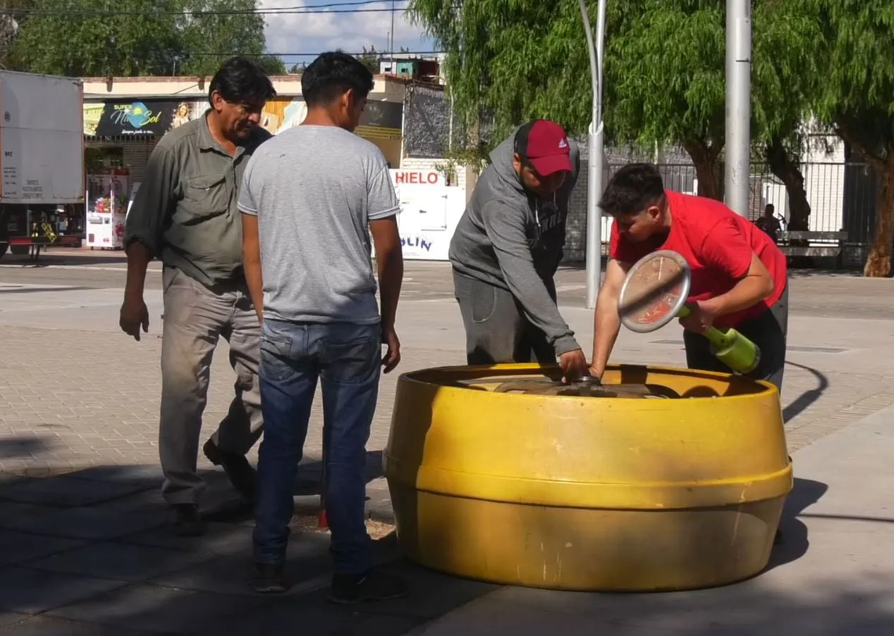Mantenimiento en la Plaza de Fiambala - 03