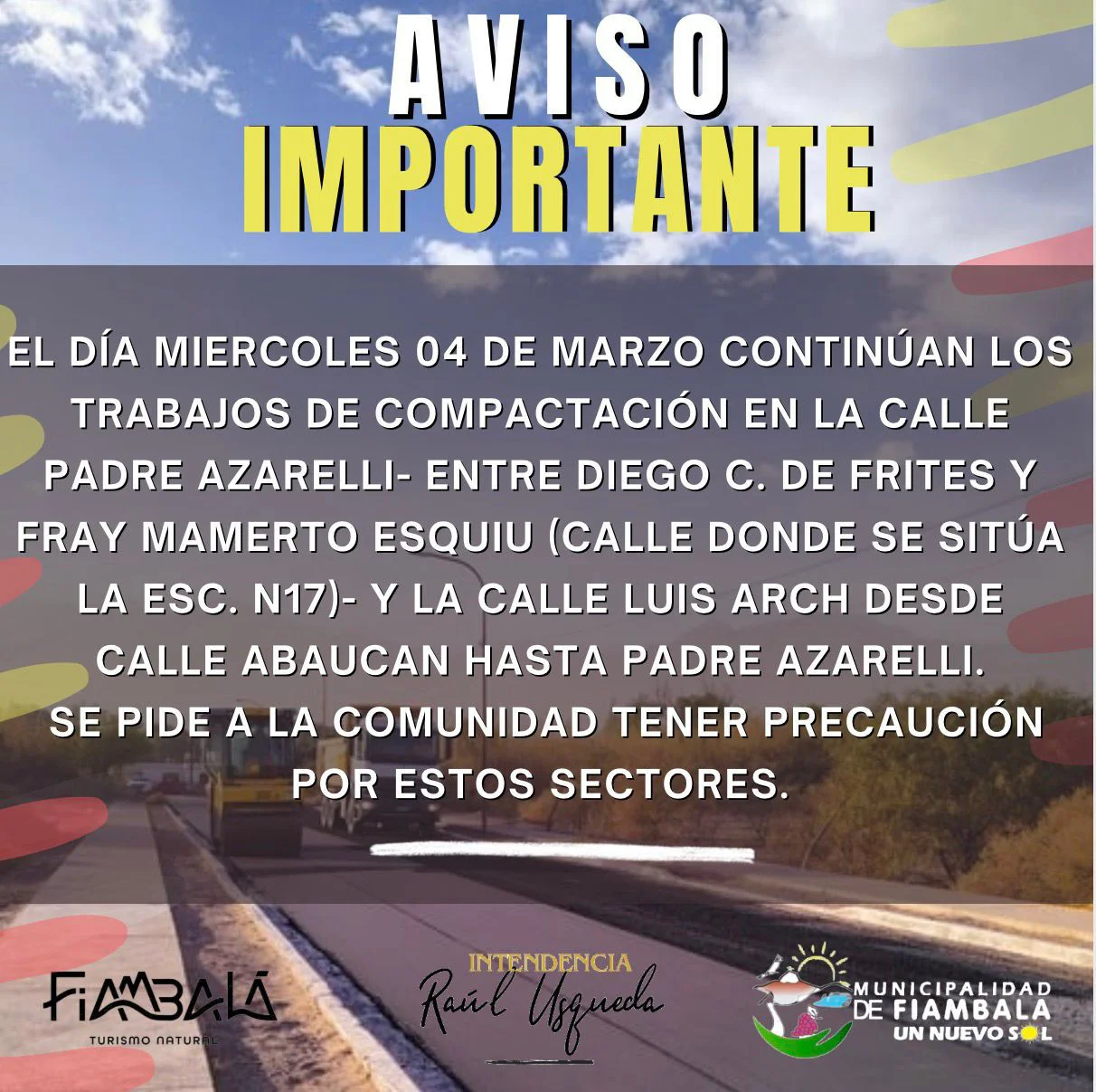 Aviso de Compactacion