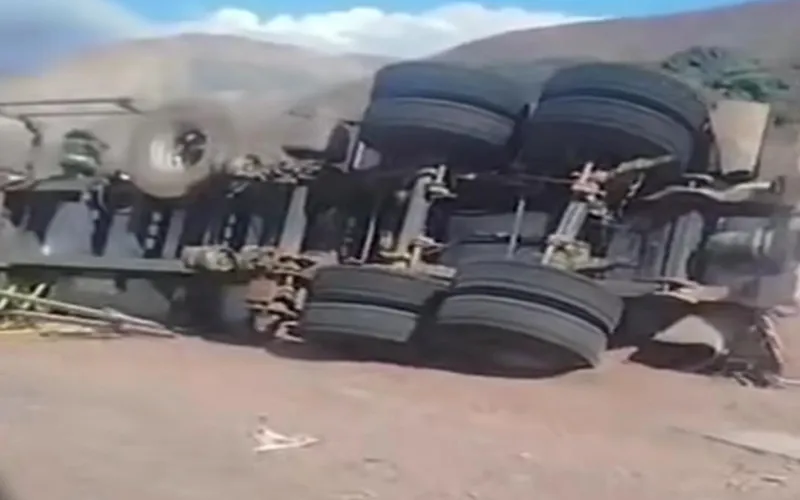 Vuelco Camiion con Salmuera