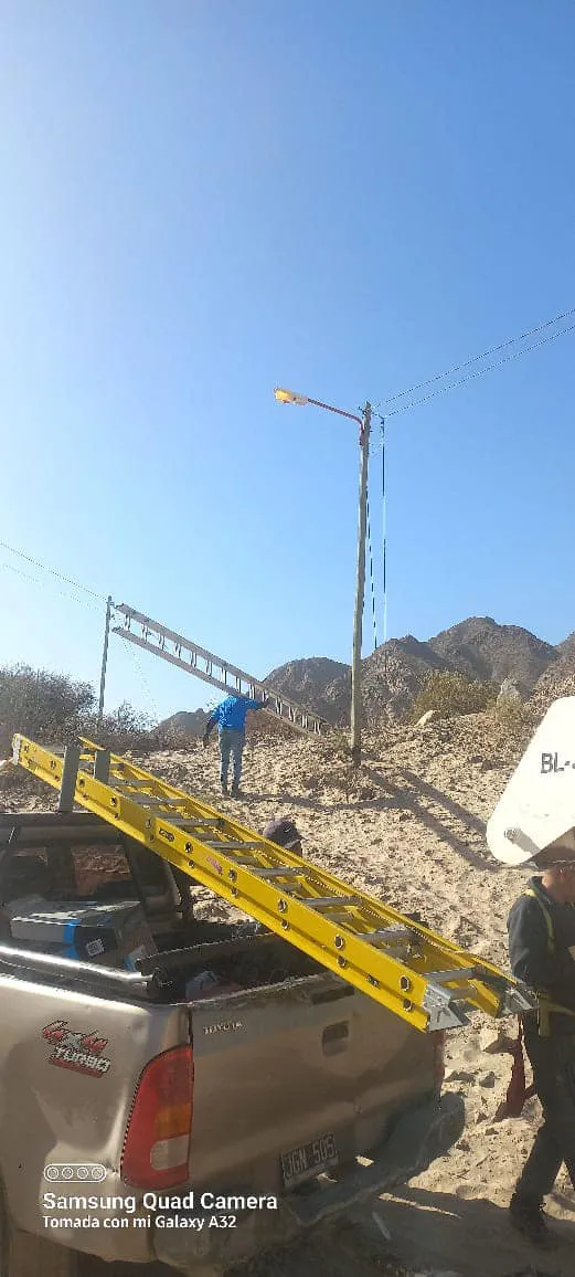 Trabajos de alumbrado en Taton - 05