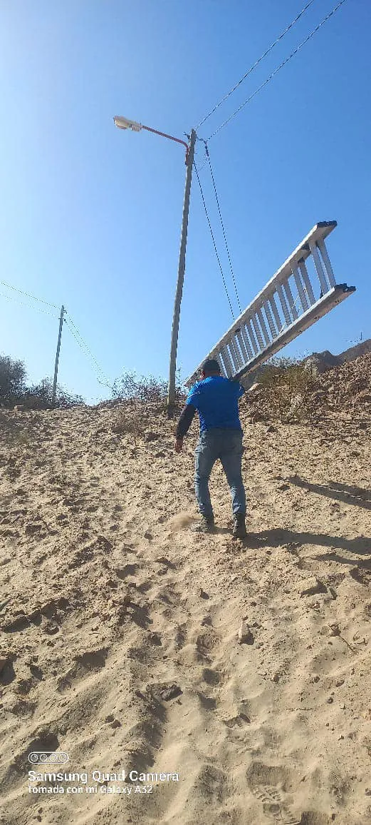 Trabajos de alumbrado en Taton - 04