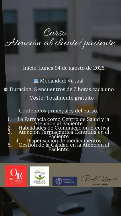 Cursos en el área Farmacéutica