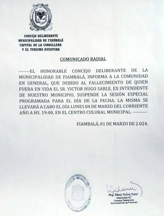 Fallecimiento de Victor Hugo Sable - 02