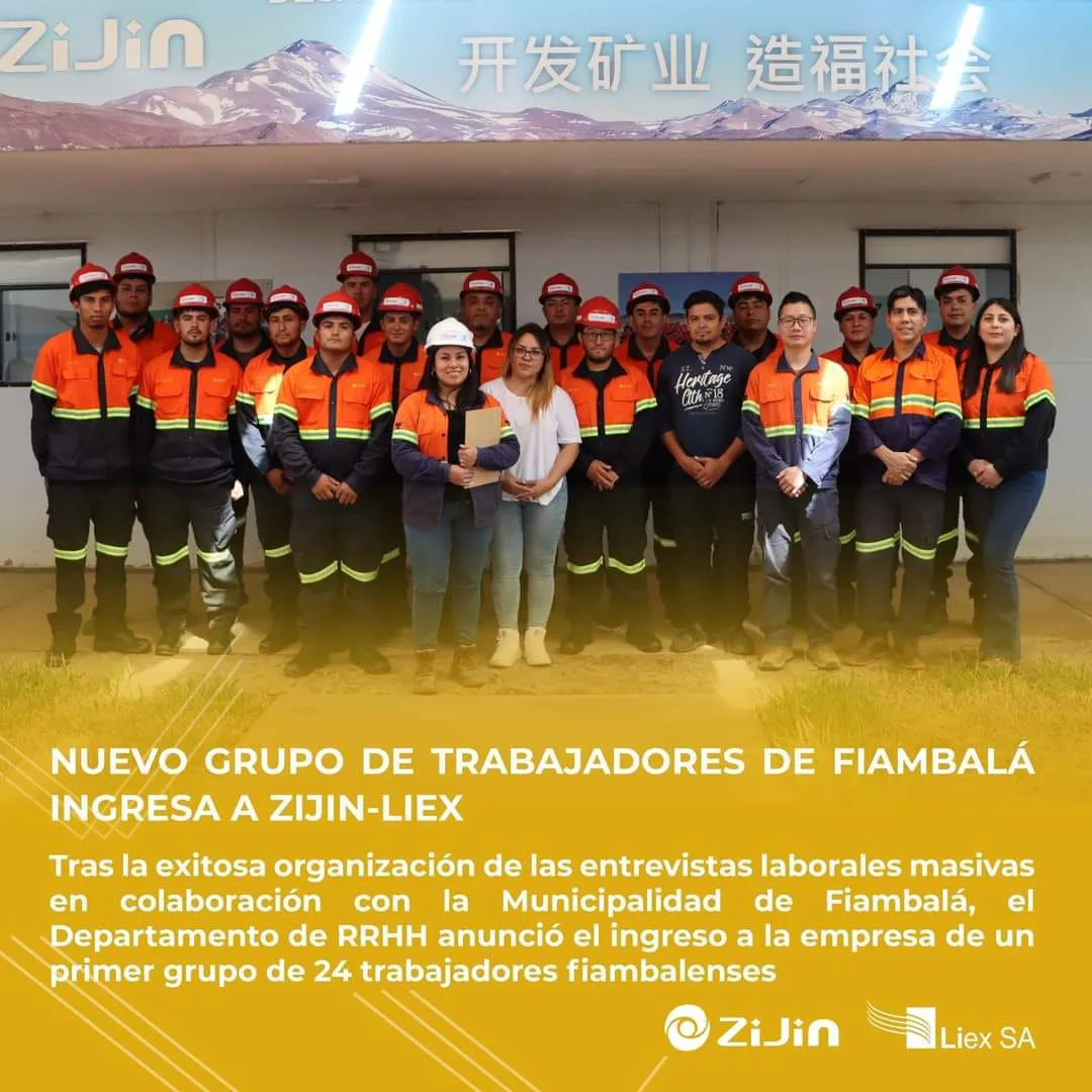 Incorporacion de trabajadores en Zijin-Liex - 02