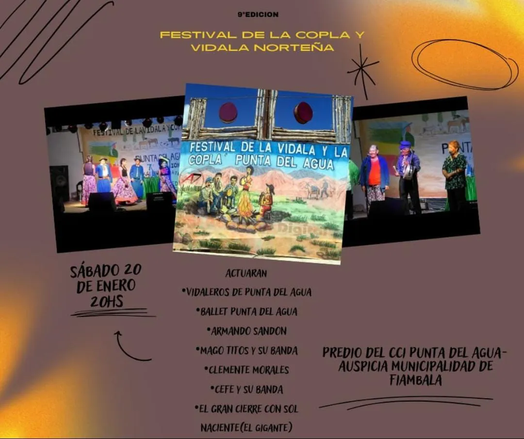 Cartelea Festival de Punta del Agua